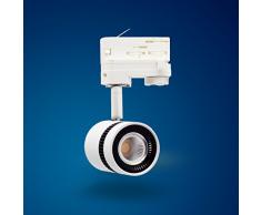 12W Blanc Neutre Spot LED trois phases pour le système ferroviaire