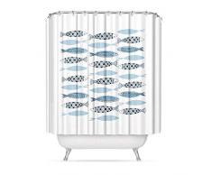 DCASA Bain Polyester Références DC Jeux de Rideaux Textiles de la Maison Unisexe Adulte, Multicolore (Multicolore), Unique