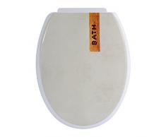 MSV Abattant WC Iguacu, Beige, 47Â x 36.5Â x 3.5Â cm, 90Â UnitÃ©s