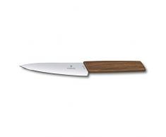 Victorinox 6.9010.15G Swiss Modern Tranchiermesser Couteau de cuisine, Bois