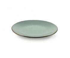 Villa DEste Home Tivoli 2195276 Royal Light Lot de 6 assiettes Ã dessert en grÃ¨s Gris tourterelle