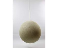 Cotton Ball Lights Lampe suspension 41 cm, coton, crème