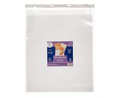 Darice Gabarit dembossage Sacs Pochettes en Plastique 10/pkg-20.25-inch x 24.25-inch Transparent