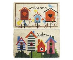 Item Int Paillasson Coco Welcome CASA 75 x 45 cm, Multicolore, 75 x 45 cm