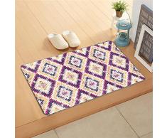 Bonamaison Paillasson décoratif Multicolore 40 x 70 cm