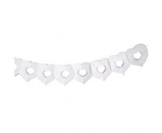 Rayher 87076102 Guirlande en Papier Motif cÅur