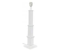 Better & Best 1831782 â lampe de table grande avec tube carré en 3 parties en baisse, base carrée, blanc