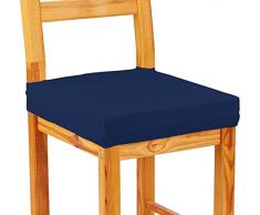 Martina Home Housse de siÃ¨ge pour Chaise 40x50x3 cm Bleu Ã©lectrique