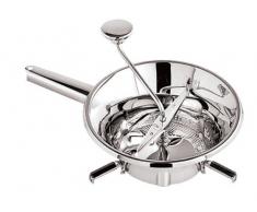 Ã Paderno Monde Cuisine 7â7/20,3Â cm de diamÃ¨tre en Acier Inoxydable Moulin Ã Nourriture Comprend 1â1/2, 2Â et 4Â mm plaques de Coupe, Silver, 7 7/8-Inch