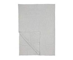 Marc OPolo Loria Plaid, 80% Cotton 20% Recycled Polyester, Grey, 150 cm x 200 cm