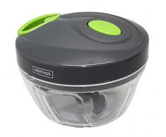 NERTHUS FIH 326 Hachoir de LÃ©gumes, Gris et Vert, 13x13x10 cm