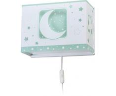 Dalber applique murale enfant Moonlight lune et étoiles Vert