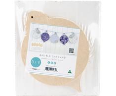 Kaisercraft au-delà de la Page MDF Boule Guirlande Décoration Ensemble, Multicolore, 14.73 x 20.32 x 2.03 cm