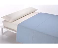 Export Trading Drap Plat Bleu 230 x 270 cm