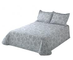 Viantala Nouveau Floral Green Set Drap Lit 180, Coton, Vert et Blanc.