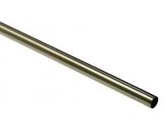 Gardinia Tringle à Rideau à 16 mm Laiton Ancien 120 cm, Gamme déléments à lunité Memphis