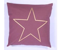 La Finesse Housse de Coussin carrÃ©e dÃ©corative 50 x 50 cm pour la Maison en Coton pour Le Salon, Le canapÃ©, la Chambre cc220, Textile colorÃ©, Taille Unique