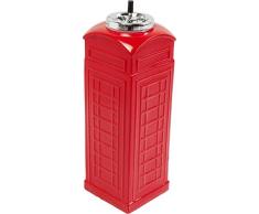 Kare Cendrier, Porcelaine, Rouge, 19Â x 19Â x 60Â cm