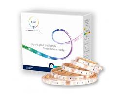 Tint von Müller-Licht Ruban LED intelligent Blanc + couleur 1800-6500 K & lumière colorée RVB 18 W pour éclairage indirect, 6 scènes de lumière préprogrammées, 3 m de long