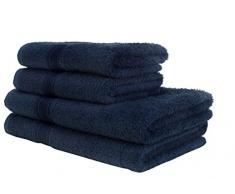 Decotex Mirage Serviette de Toilette Bleu Marine