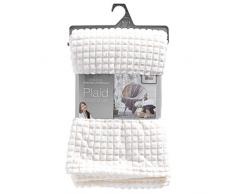 douceur dintérieur plaid 180x220cm quincy naturel