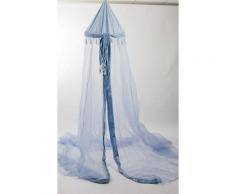 MOOD en Velours Rond Moustiquaire Couleurâ¯: Bleu