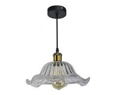 Laes appareil Suspension Vintage E27, en verre, 38Â x 38Â mm