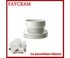 PORCELLANA PZ 18 pcs Ensemble de Vaisselle Coupé Go XXX, Porcelaine, Multicolore, 0.1 x 0.1 x 0.1 cm