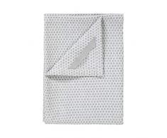 blomus Ridge Torchon Lily Blanc/éléphant Peau 50 x 70 cm