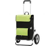 Andersen 166-025-50 Chariot de Courses Royal Astra 49l Vert, Aluminium/Polyester, 100 x 40 x 30 cm
