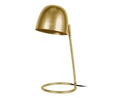 Tosel 90290 Lampe Bureau 1 Lumière, Acier/, E14, 40 W, dor, 14 x 40 cm
