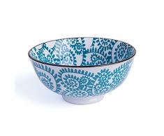Excelsa Bol Oriental en Porcelaine 12 cm Rami Blu