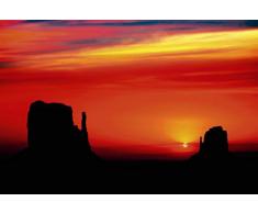 Papier Peint poster panoramique TERRE NAVAJO 4 x 2,70 m | Déco et photo murale XXL Qualité HD Scenolia