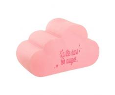 Hello KIDS LA11015 Lampe veilleuse LED Enfant Nuage La tête dans les nuages Rose PVC H15 x 12,5 x 25,5 cm