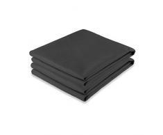 Celinatex ATEX Largo de voyage Serviette Serviette de douche Drap de Bain Serviette de sport trekking Outdoor Fitness séchage rapide, Polyester, noir, Doppelpack 40x80 cm