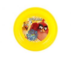 Lulabi Angry Birds Assiette Creuse en Polypropylène Jaune 16 X 16 X 4 cm