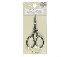 Sugar Veil 36539 Ciseaux De PÃ¢tissier, Acier Inoxydable, Argent, 9,2 x 4,6 x 0,4 cm