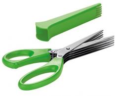 Tescoma 888220 210 mm, Vert, Acier Inoxydable Herbe Ciseaux de Cuisine – Ciseaux de Cuisine (Herbe, Vert, Acier Inoxydable, Acier Inoxydable, de Plastique, Universel, 21 cm)