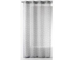 Homemaison 09443-8-AL Voilage Etamine/Polyester Gris 1 x 140 cm