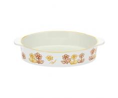 Thun Nova Villa Plat Ovale en Porcelaine pour Four et Micro-Ondes 31 x 19 cm
