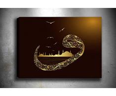 Bonamaison Peinture sur toile, multicolore, 40 x 60 cm - ConÃ§u et fabriquÃ© en Turquie