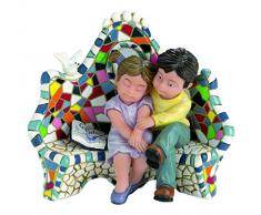 Nadal 784010 Figurine dÃ©corative en Forme dâAmoureux sur Un Banc