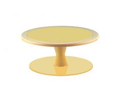 silikomart 72.361.76.0065 Hula UP Small Yellow Presentoir A GATEAUX, Plastique, Jaune, 24 cm