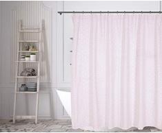 Kensie Rideau de Douche, Rose poudré, 72x72