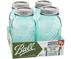 RUBBERMAID Bocal Ã bille vintage Aqua, 32 oz, taille unique