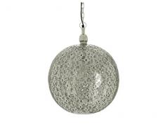 Emporio Arts lzc-1679Â bh-n paon Etching Lampe Ã suspension, fer, Nickel, E27, 40Â Watts