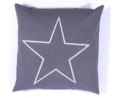 La Finesse - Housse de Coussin carrÃ©e 50 x 50 cm pour la Maison en Coton pour Le Salon, Le canapÃ©, la Chambre Ã Coucher, Tissu colorÃ©, Taille Unique