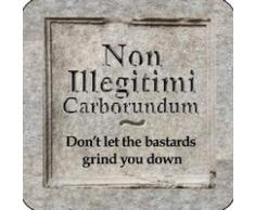 Boxer Gifts Dessous de Verre Inscription Non Illegitimi