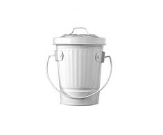 Pusher Cendrier Blanc 11 x 10 cm