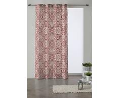 Martina Home Ducal Rideau avec Oeillets, Tissu, 27Â x 2Â x 40Â cm 27x2x40 cm Bordeaux